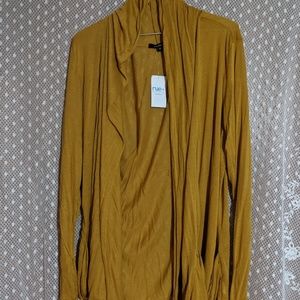 Rue 21 mustard cardigan